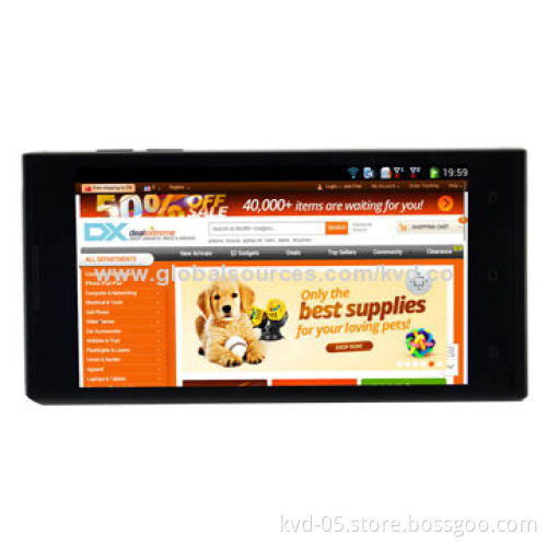 GPS phone, first model Android 4.4.2, smart texture, back touch, 1GB RAM, 8GB ROM, quad core
